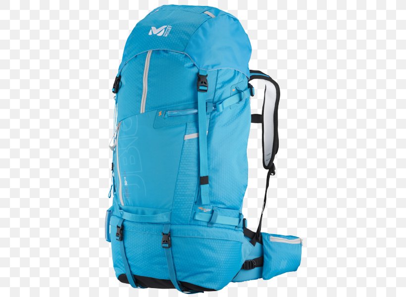 Backpack Millet Hiking Bag Travel Pack, PNG, 600x600px, Backpack, Aqua, Azure, Bag, Clothing Download Free