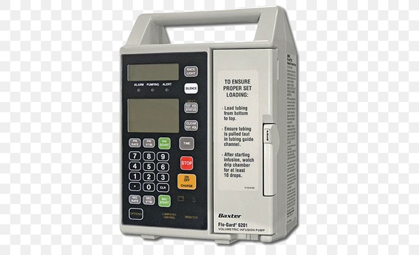 Infusion Pump Intravenous Therapy Baxter International Medical Equipment Medicine, PNG, 500x500px, Infusion Pump, B Braun Melsungen, Baxter International, Electronics, Hardware Download Free