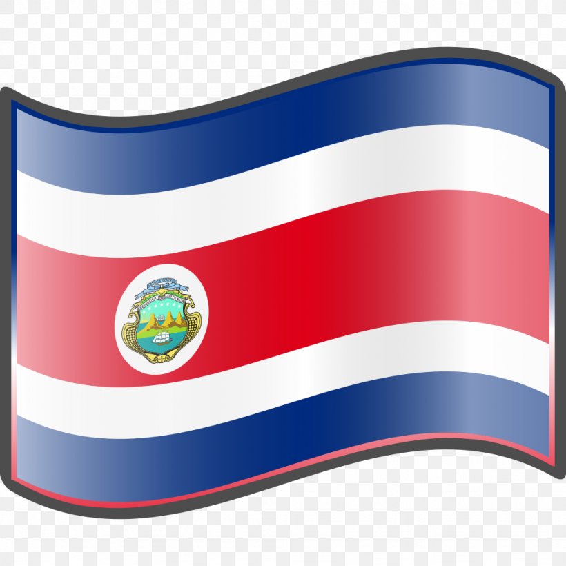 Costa Rica National Football Team Flag Of Costa Rica, PNG, 1024x1024px, Watercolor, Cartoon, Flower, Frame, Heart Download Free