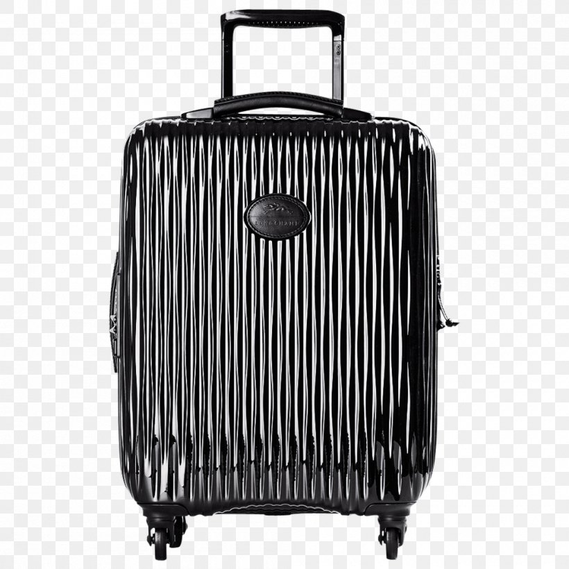 Hand Luggage Suitcase Longchamp Samsonite Baggage, PNG, 1000x1000px, Hand Luggage, Bag, Baggage, Black, Black And White Download Free