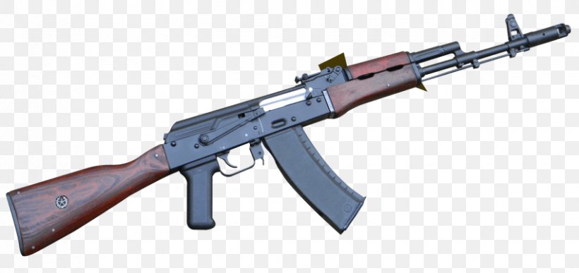 AK-47 AK-74 Weapon Stock, PNG, 850x402px, Watercolor, Cartoon, Flower, Frame, Heart Download Free