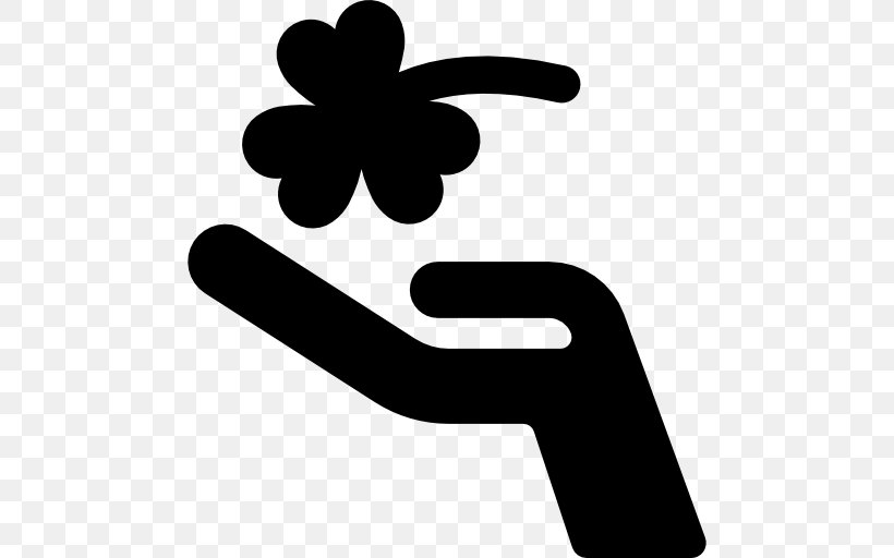 Download Clip Art, PNG, 512x512px, Luck, Black And White, Computer Software, Hand, Logo Download Free