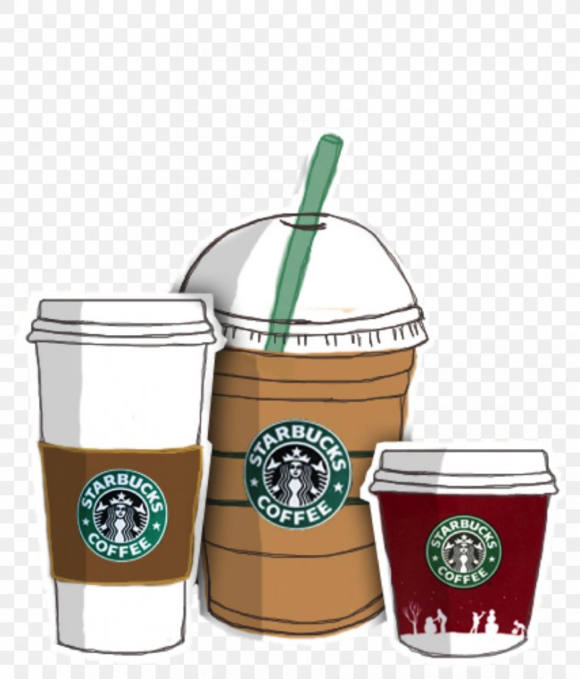 Starbucks Coffee Drawing Frappuccino, PNG, 890x1043px