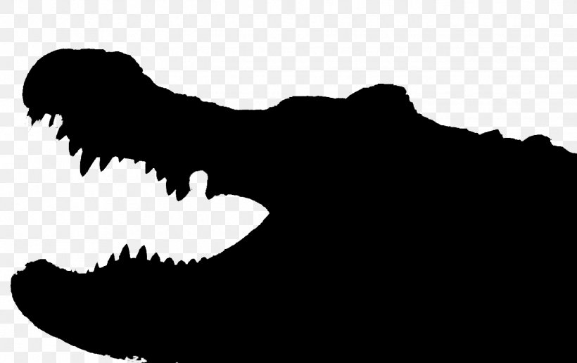 Tyrannosaurus Mouth Silhouette Font Sky, PNG, 1425x898px, Tyrannosaurus, Black, Black M, Blackandwhite, Crocodilia Download Free