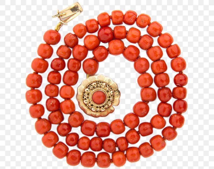 Bead Orange Gemstone Red Coral, PNG, 650x650px, Bead, Antique, Bracelet, Casket, Color Download Free
