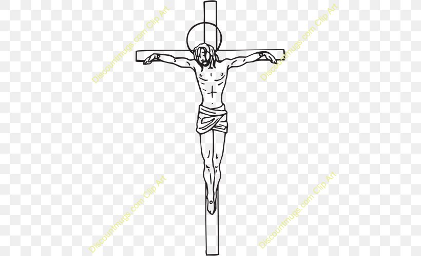 Calvary Crucifixion Of Jesus Christian Cross Clip Art, PNG, 500x500px, Calvary, Arm, Black And White, Celtic Cross, Christian Cross Download Free