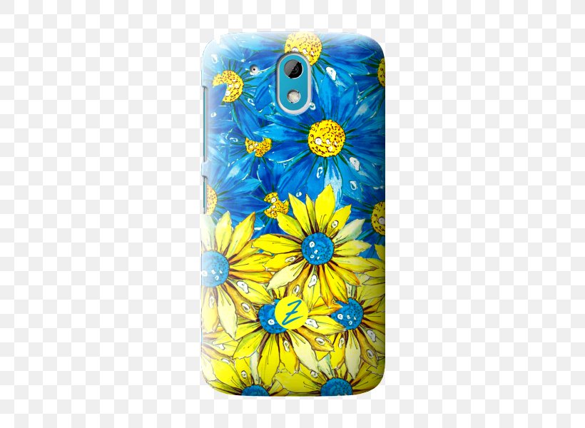 Common Sunflower Cut Flowers Mobile Phone Accessories Mobile Phones, PNG, 500x600px, Common Sunflower, Cobalt Blue, Cut Flowers, Electric Blue, Flower Download Free