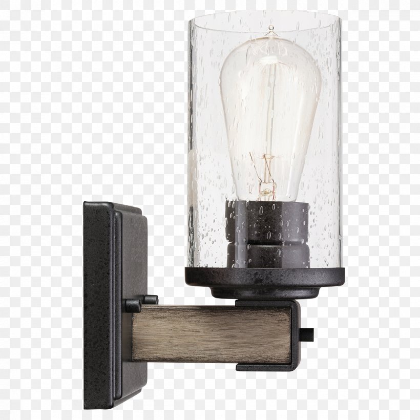 Light Fixture Sconce Lighting Kichler, PNG, 1200x1200px, Light, Anvil, Glass, Incandescent Light Bulb, Kichler Download Free