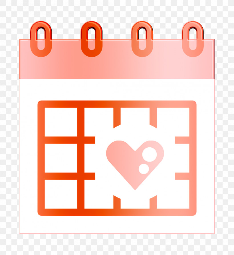 Wedding Icon Wedding Day Icon Calendar Icon, PNG, 1036x1132px, Wedding Icon, Calendar Icon, Heart, Line, Orange Download Free