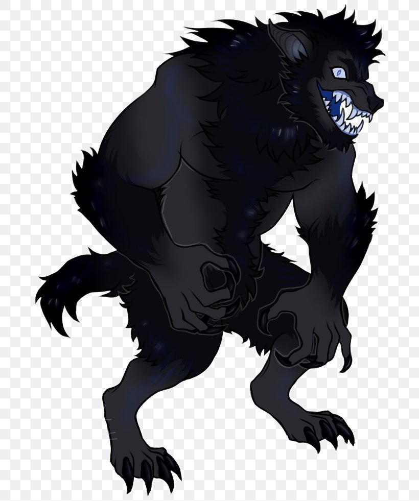 Gorilla Werewolf Demon Carnivora, PNG, 707x981px, Gorilla, Ape, Carnivora, Carnivoran, Demon Download Free