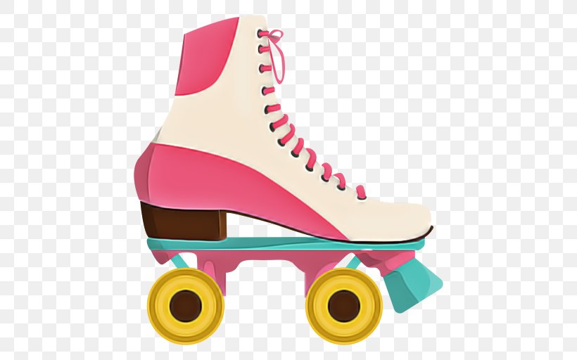 Roller Skates Footwear Quad Skates Pink Roller Skating, PNG, 512x512px, Roller Skates, Footwear, Magenta, Pink, Quad Skates Download Free