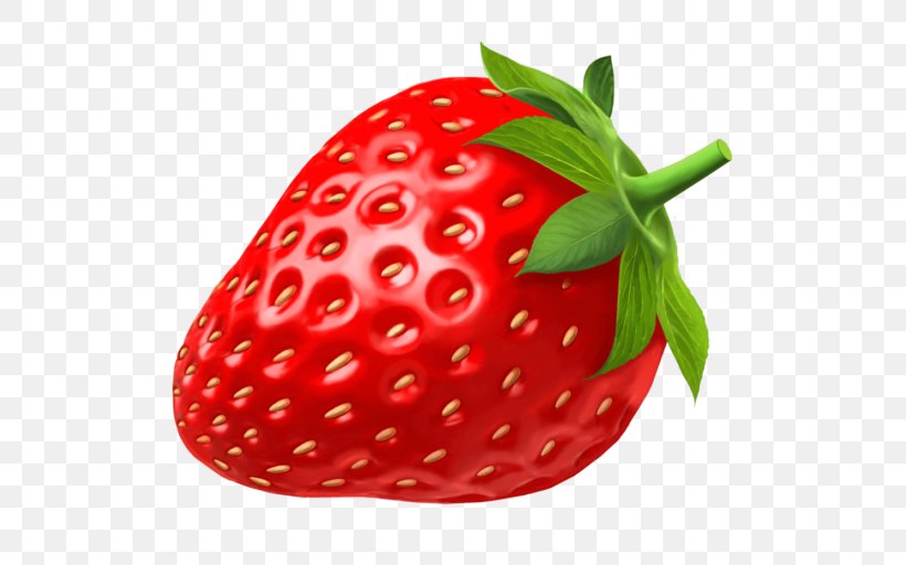 Strawberry Milkshake Clip Art, PNG, 512x512px, Strawberry, Accessory Fruit, Berry, Diet Food, Food Download Free