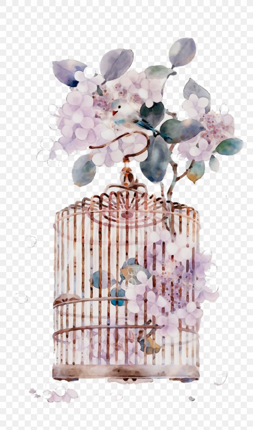 Watercolor Flower Background, PNG, 1348x2288px, Watercolor, Asian Art, Birdcage, Cage, Chinese Art Download Free