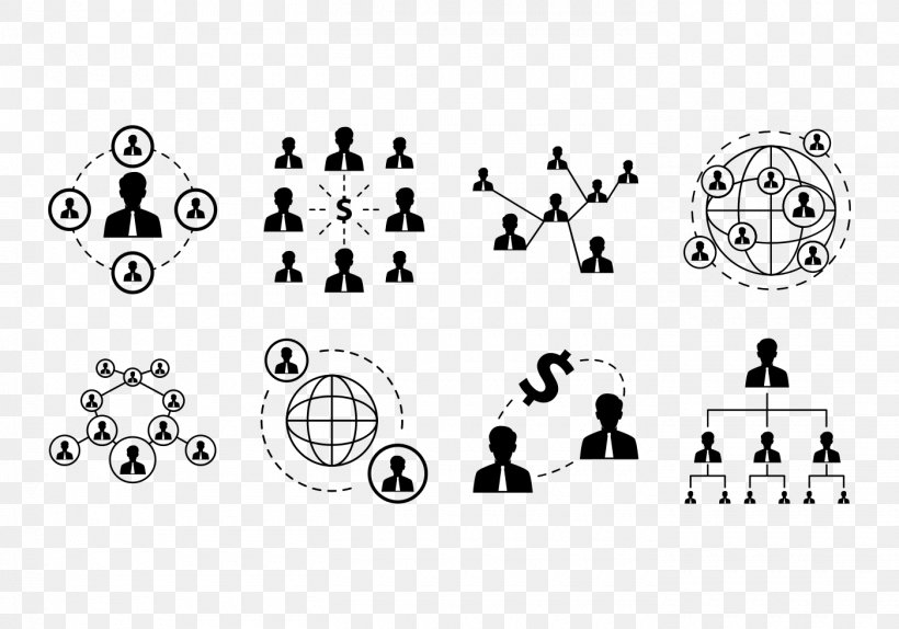 Business Networking Organizational Structure, PNG, 1400x980px, Business Networking, Area, Art, Black, Black And White Download Free