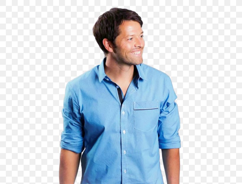 Misha Collins Supernatural Castiel Sam Winchester T-shirt, PNG, 500x625px, Misha Collins, Angel, Blue, Button, Castiel Download Free