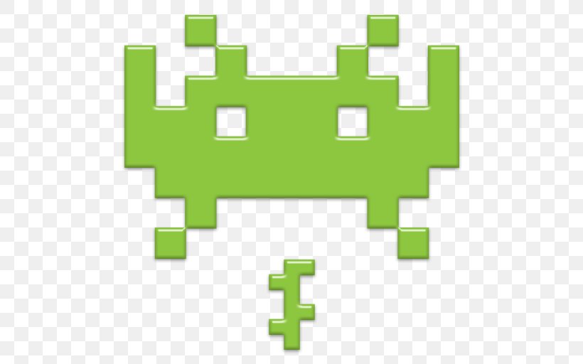 Space Invaders Pac-Man Retrogaming Icon, PNG, 512x512px, Space Invaders, Arcade Game, Area, Grass, Green Download Free