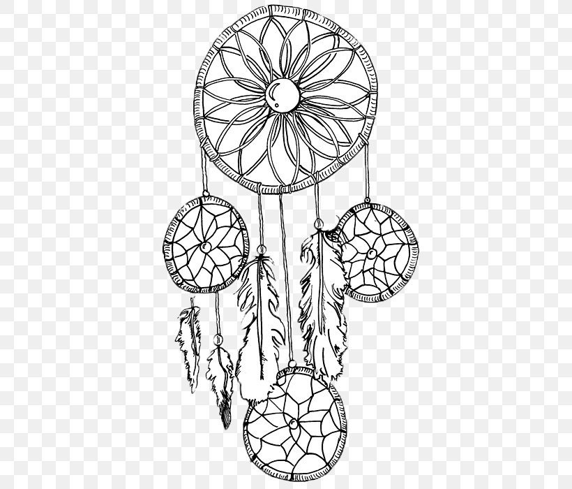 Dreamcatcher Drawing Coloring Book Dream Dictionary, PNG, 392x700px, Dreamcatcher, Art, Black And White, Coloring Book, Doodle Download Free