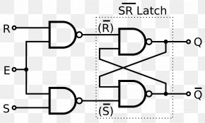 Latch - Flip-flop NAND Gate Circuito Sequencial NOR Gate Electronics PNG