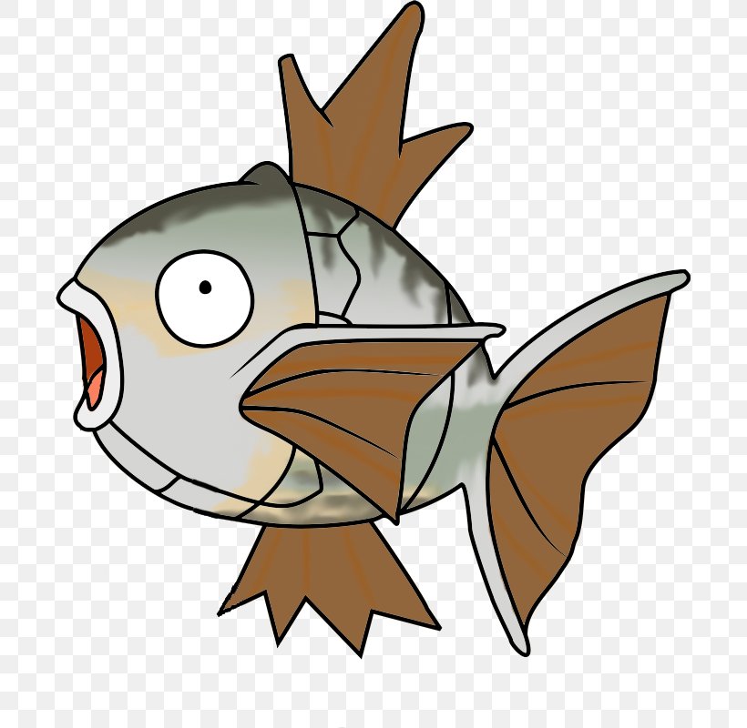 Magikarp Pokémon Fish Clip Art, PNG, 800x800px, Magikarp, Beak, Cartoon, Fauna, Fish Download Free