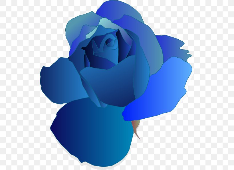 Blue Rose Clip Art, PNG, 540x596px, Rose, Blue, Blue Flower, Blue Rose, Cobalt Blue Download Free