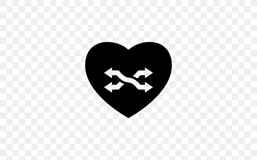 Heart, PNG, 512x512px, Heart, Black, Black And White, Button, Icon Design Download Free