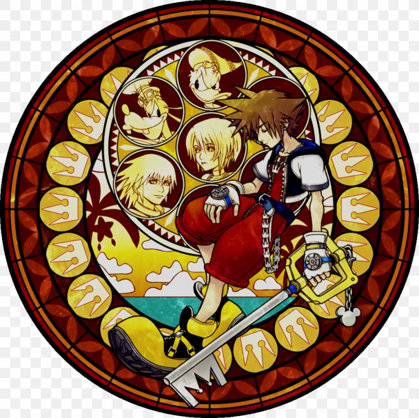 Kingdom Hearts II Kingdom Hearts Birth By Sleep Kingdom Hearts: Chain Of Memories Kingdom Hearts χ, PNG, 1009x1007px, Kingdom Hearts, Art, Glass, Heartless, Kairi Download Free