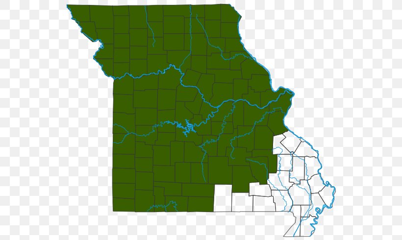 Missouri U.S. State Royalty-free, PNG, 560x490px, Missouri, Area, Green, Map, Royaltyfree Download Free