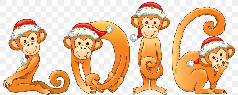 Monkey Chinese New Year Clip Art, PNG, 800x327px, Monkey, Chinese New Year, Chinese Zodiac, Fictional Character, Food Download Free