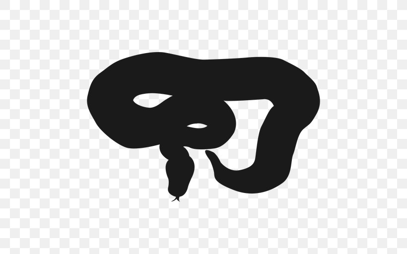 Rattlesnake Silhouette Clip Art, PNG, 512x512px, Snake, Animal, Black, Black And White, Cobra Download Free