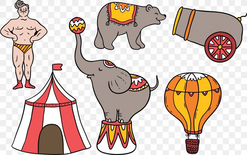 Circus Cartoon Clip Art, PNG, 4144x2610px, Circus, Acrobatics, Art, Carnivoran, Cartoon Download Free