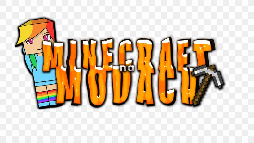 Minecraft Logo Brand, PNG, 1280x720px, Minecraft, Area, Brand, Logo, Orange Download Free