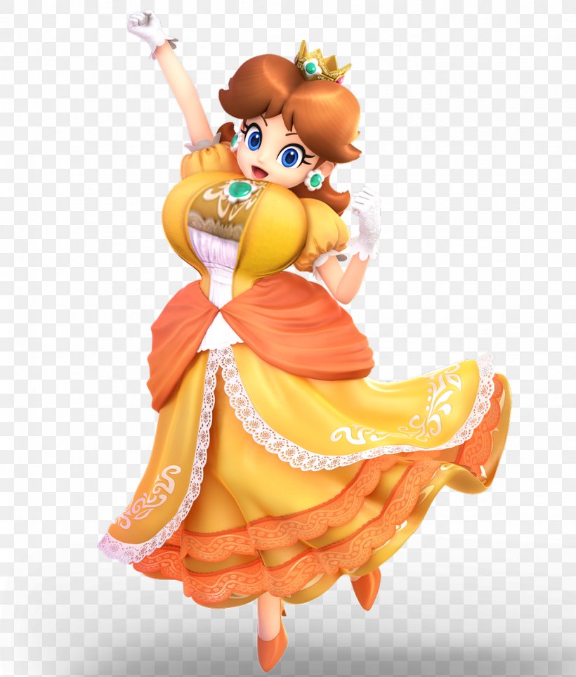 Super Smash Bros.™ Ultimate Princess Daisy Princess Peach Super Smash Bros. For Nintendo 3DS And Wii U, PNG, 1021x1200px, Princess Daisy, Bowser, Doll, Dr Mario, Figurine Download Free