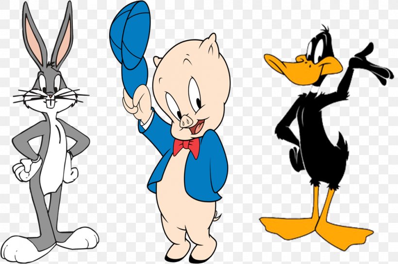Daffy Duck Bugs Bunny Donald Duck Porky Pig Animated Cartoon, PNG, 995x662px, Daffy Duck, Animated Cartoon, Animation, Art, Beak Download Free