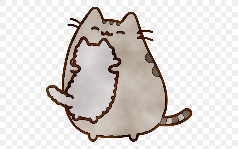 Cat Gund Pusheen Plush GIF Drawing, PNG, 512x512px, Cat, Brown, Cartoon, Drawing, Gund Download Free