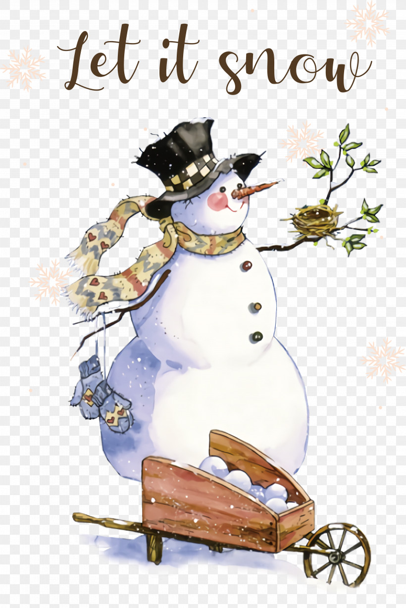 Snowman, PNG, 4365x6538px, Let It Snow, Snowman, Winter Download Free