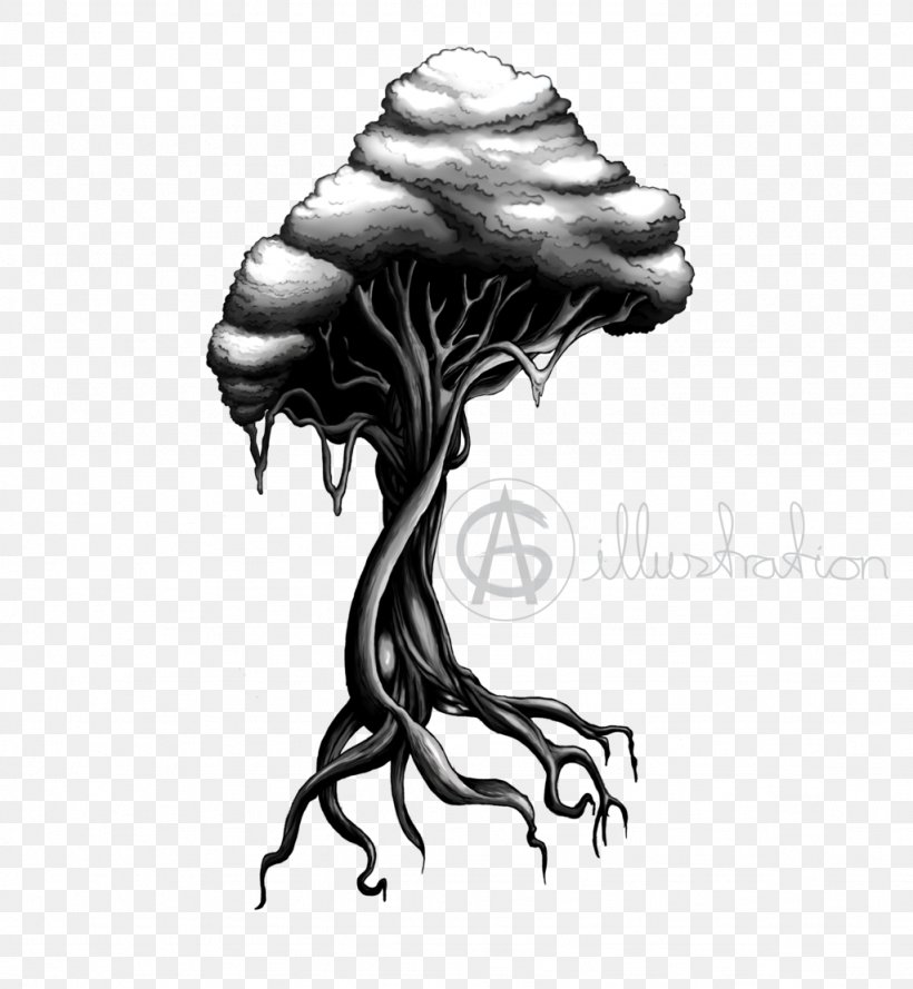 Art Tattoo Tree Sketch, PNG, 1024x1111px, Art, Art Museum, Artwork, Black And White, Body Art Download Free