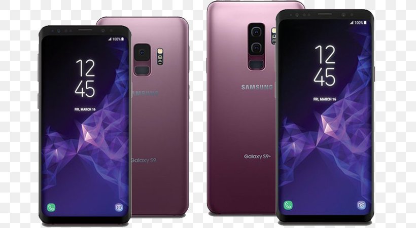 Samsung Galaxy S9 Smartphone Android Wireless, PNG, 750x450px, Samsung Galaxy S9, Android, Cellular Network, Communication Device, Electronic Device Download Free