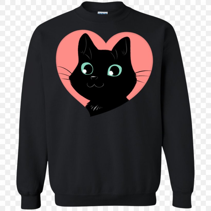 T-shirt Hoodie Sleeve Clothing, PNG, 1155x1155px, Tshirt, Black, Black Cat, Bluza, Carnivoran Download Free