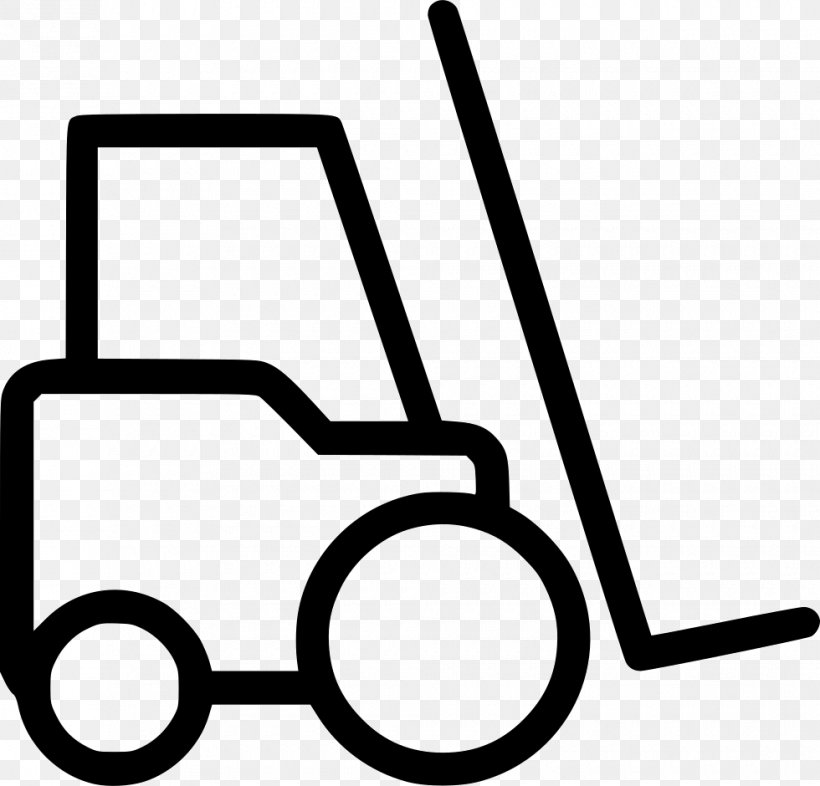 Forklift Symbol Download Industry, PNG, 980x940px, Forklift, Aerial Work Platform, Area, Black, Black And White Download Free