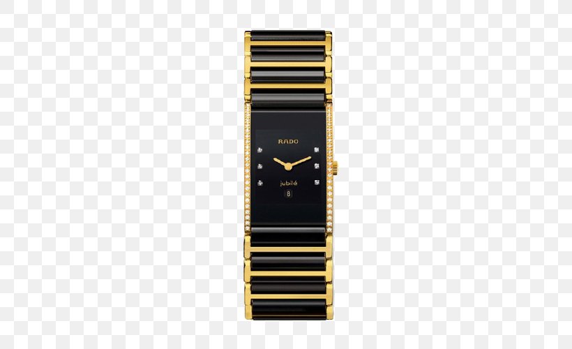 Rado Watch Ceramic Gold Diamond, PNG, 500x500px, Rado, Bracelet, Brand, Ceramic, Chronograph Download Free