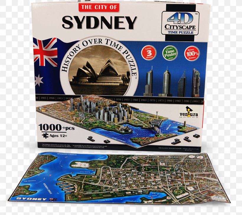 Sydney Jigsaw Puzzles 4D Cityscape 4D Film, PNG, 900x801px, 3d Film, 4d Cityscape, 4d Film, Sydney, Australia Download Free
