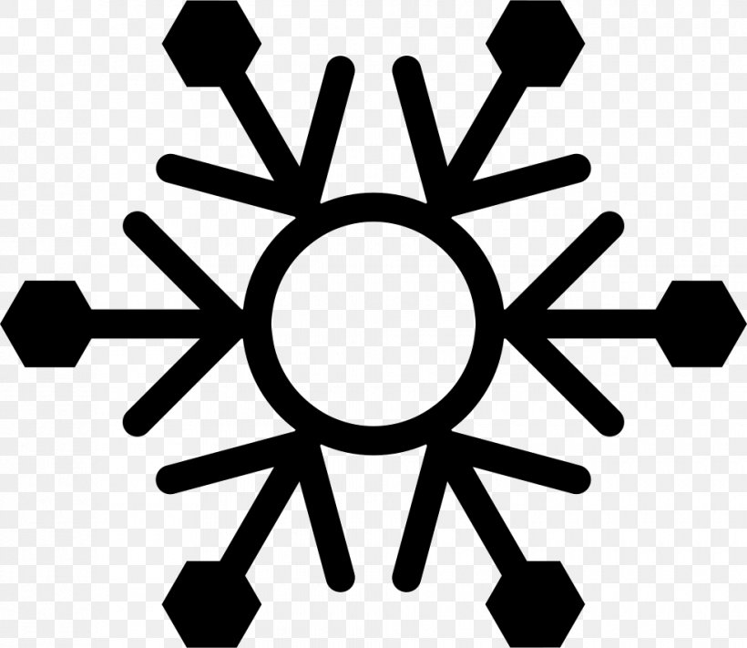 Snowflake Illustration, PNG, 980x850px, Snowflake, Area, Black And White, Brand, Logo Download Free