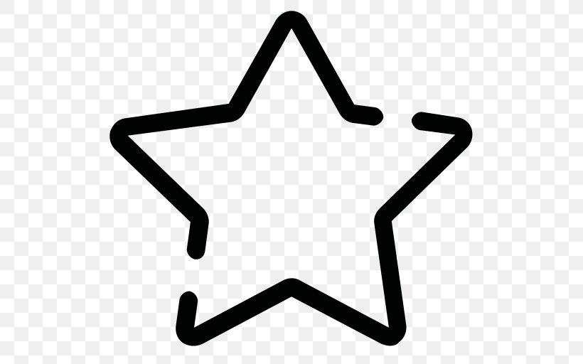 Clip Art, PNG, 512x512px, Star, Area, Black And White, Flat Design, Iconfactory Download Free