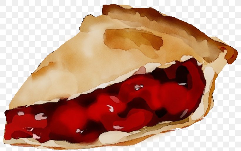 Dish Food Cherry Pie Cuisine Baked Goods, PNG, 800x512px, Watercolor, Baked Goods, Cherry Pie, Cuisine, Dessert Download Free