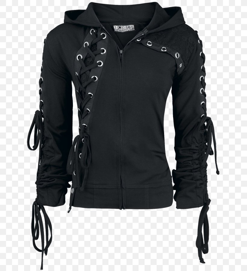 Hoodie Jacket Punk Fashion Clothing, PNG, 654x900px, Hoodie, Black ...