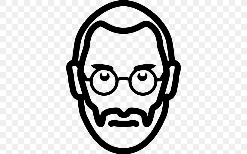 ICon: Steve Jobs Font, PNG, 512x512px, Icon Steve Jobs, Apple, Black And White, Computer, Emoticon Download Free