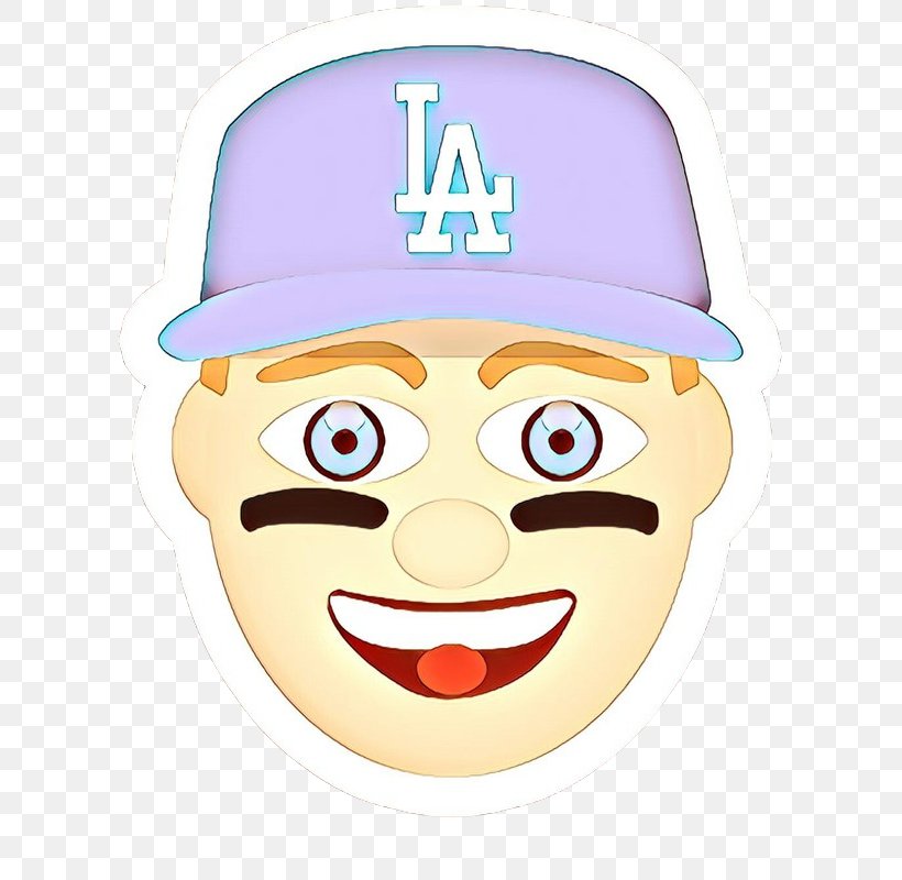 Nose Smiley Los Angeles Dodgers Hat, PNG, 800x800px, Cartoon, Cap, Cheek,  Clown, Emoticon Download Free