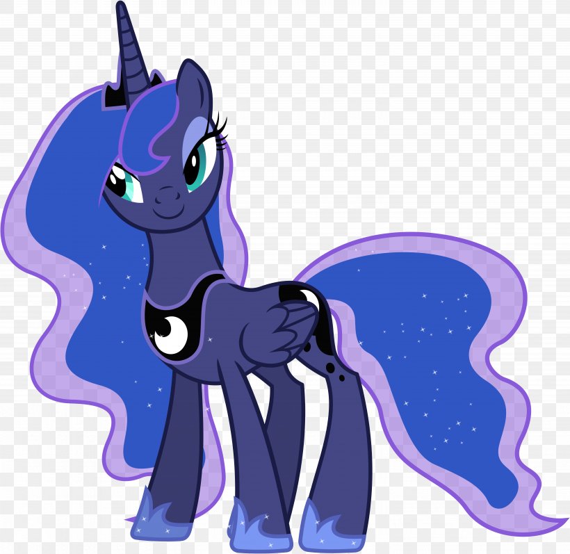 Princess Luna Princess Celestia Princess Cadance Twilight Sparkle Pony, PNG, 5750x5590px, Princess Luna, Animal Figure, Canterlot, Cartoon, Cobalt Blue Download Free