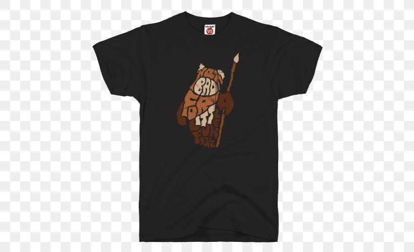 Printed T-shirt Hoodie Ringer T-shirt, PNG, 500x500px, Tshirt, Black, Brand, Brown, Button Download Free