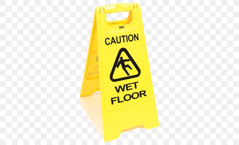 Wet Floor Sign Warning Sign Safety Floor Cleaning, PNG, 500x500px, Wet Floor Sign, Barricade Tape, Brand, Business, Cleaning Download Free